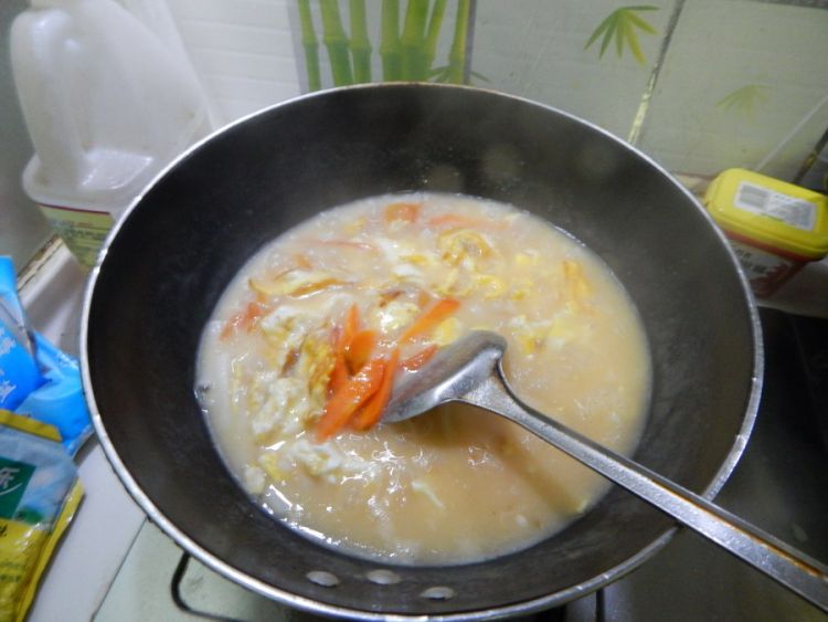西红柿鸡蛋年糕汤步骤14