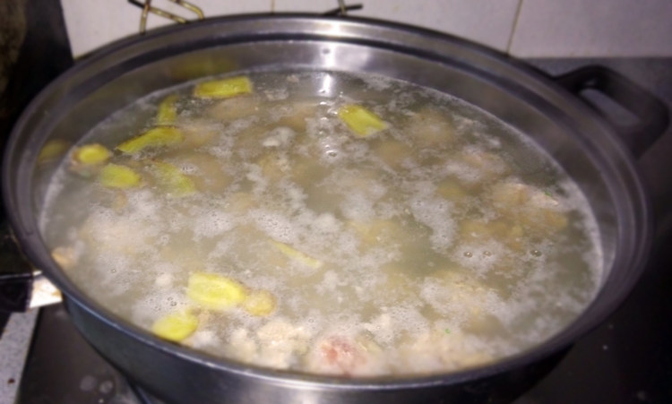 肉圆子火锅步骤5