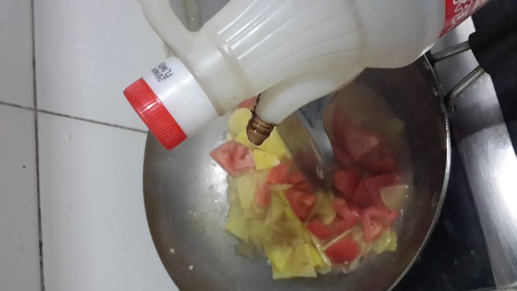 西红柿土豆片步骤6
