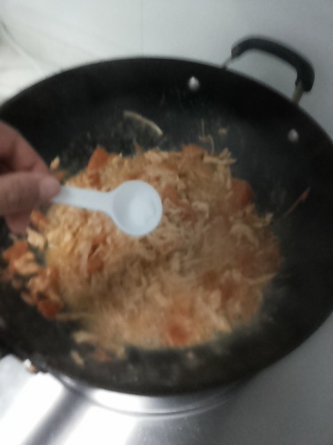 番茄金针茹烧鸡肉步骤8
