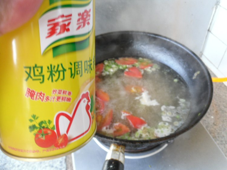 鸡粉蛋花汤步骤6