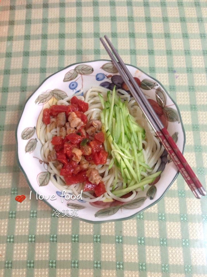 西红柿肉丁打卤面步骤12