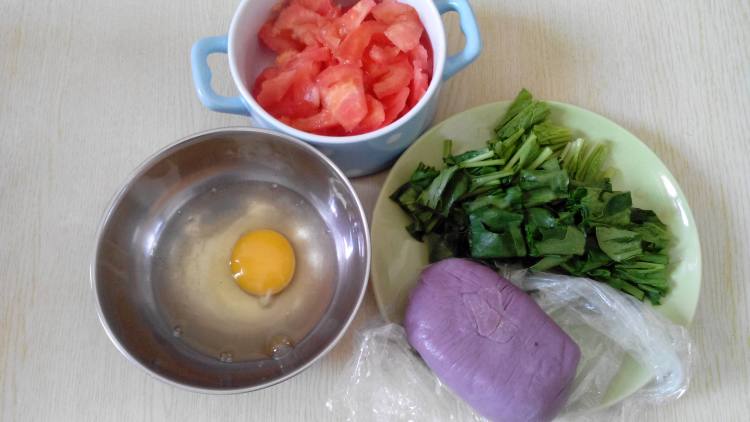 紫薯麻什步骤1