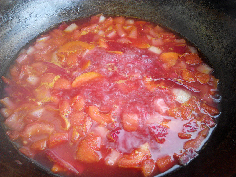 西红柿红汤步骤6