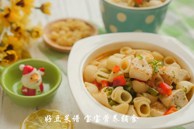 鳕鱼豆腐意式汤面步骤19