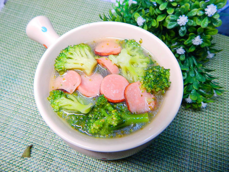 上汤火腿西兰花步骤9