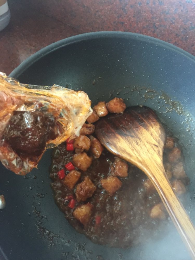 辣肉面#本味家乡菜#步骤14