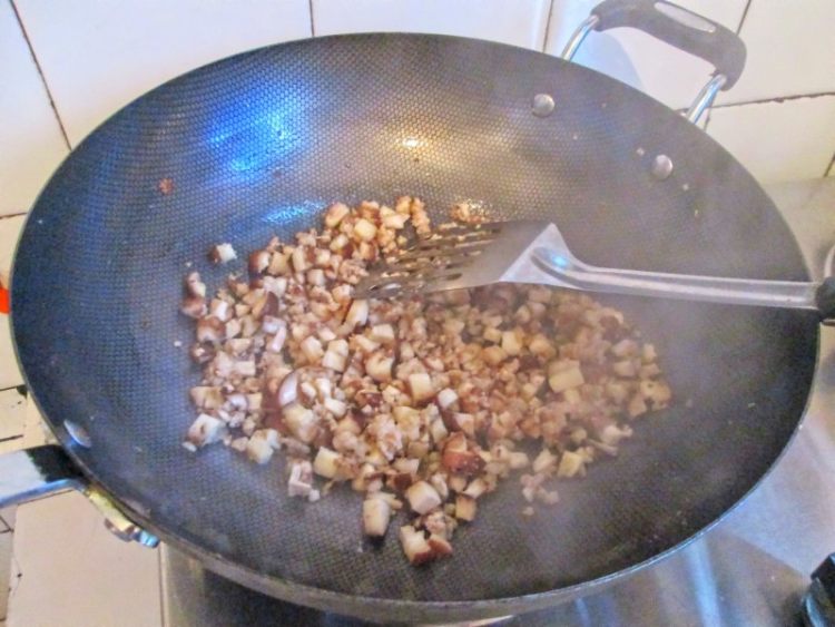中式香菇肉末意面#百步骤8