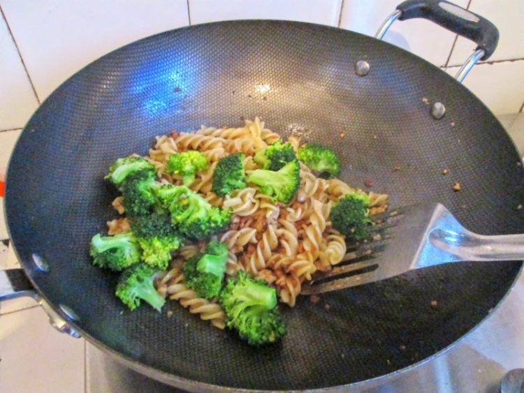 中式香菇肉末意面#百步骤11