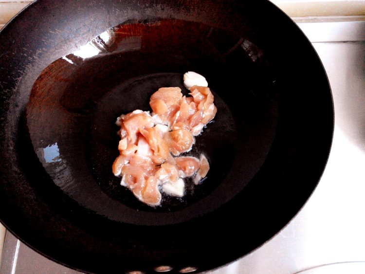 鸡肉金针菇步骤3