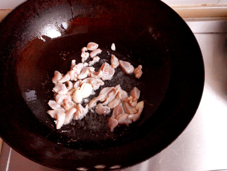 鸡肉金针菇步骤4