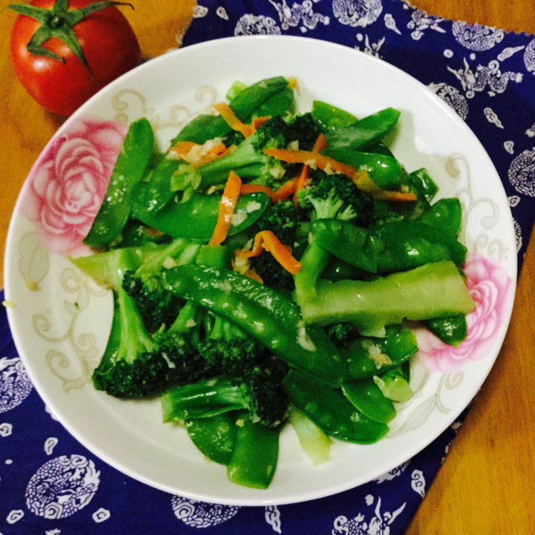 西兰花荷兰豆双拼步骤10