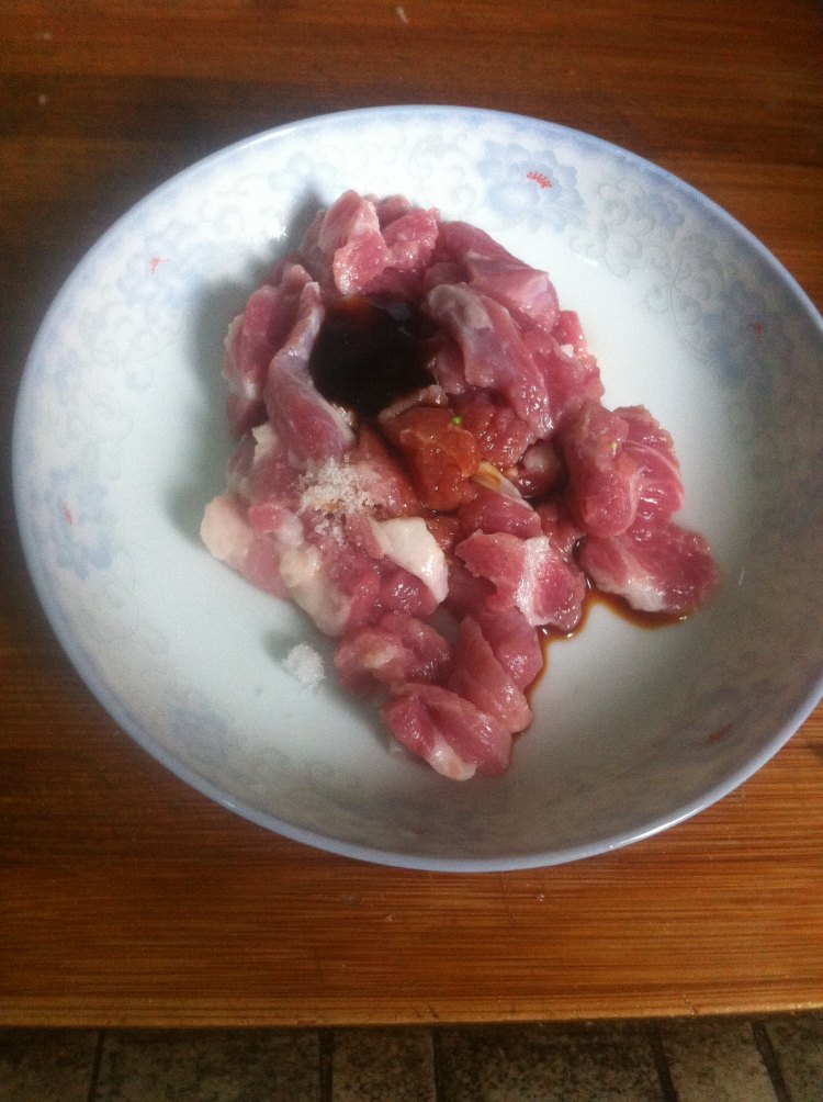 肉片西兰花步骤3