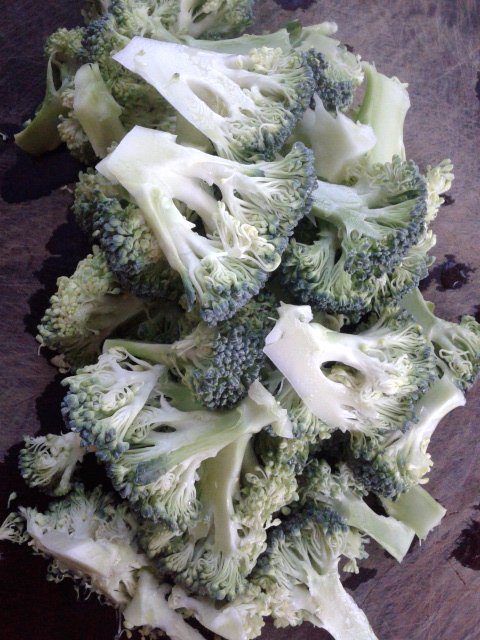 西兰花肉片步骤2