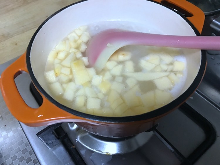 桂花苹果粥步骤7