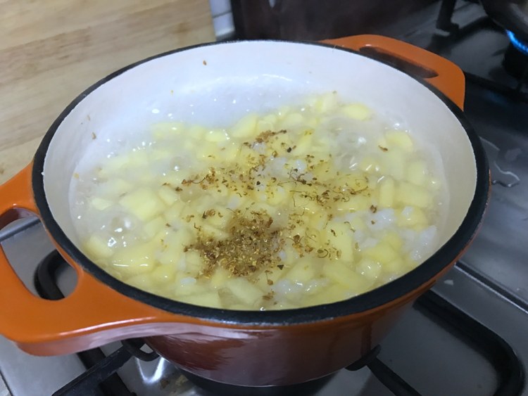 桂花苹果粥步骤8
