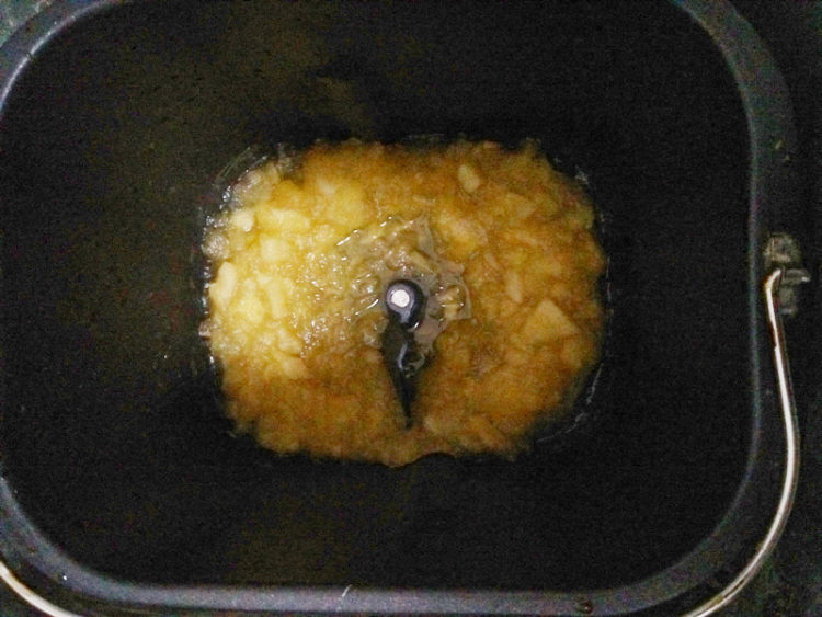 面包机自制苹果酱步骤4
