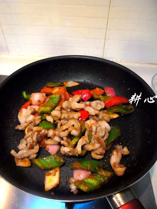 苹果咖喱肉#多效护理步骤7