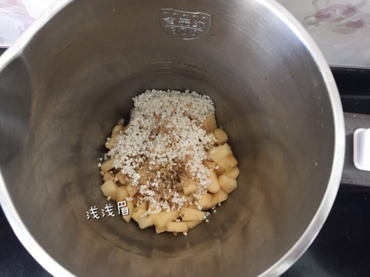 苹果糙米米糊步骤3