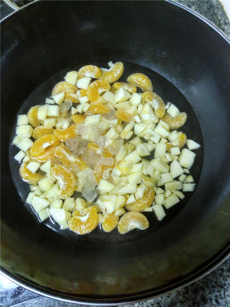 橘子糖水步骤4