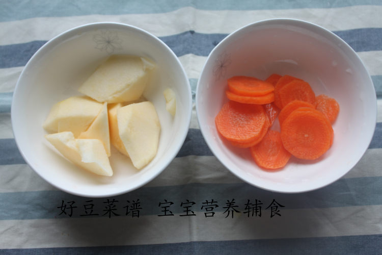 胡萝卜苹果泥步骤2