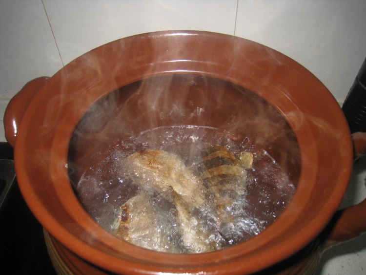 花斑鱼苹果汤步骤6