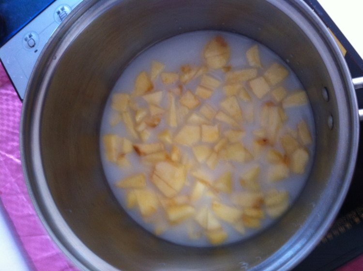 牛奶苹果瘦身饮步骤4