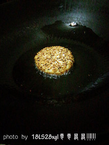 苹果芝麻饼步骤9