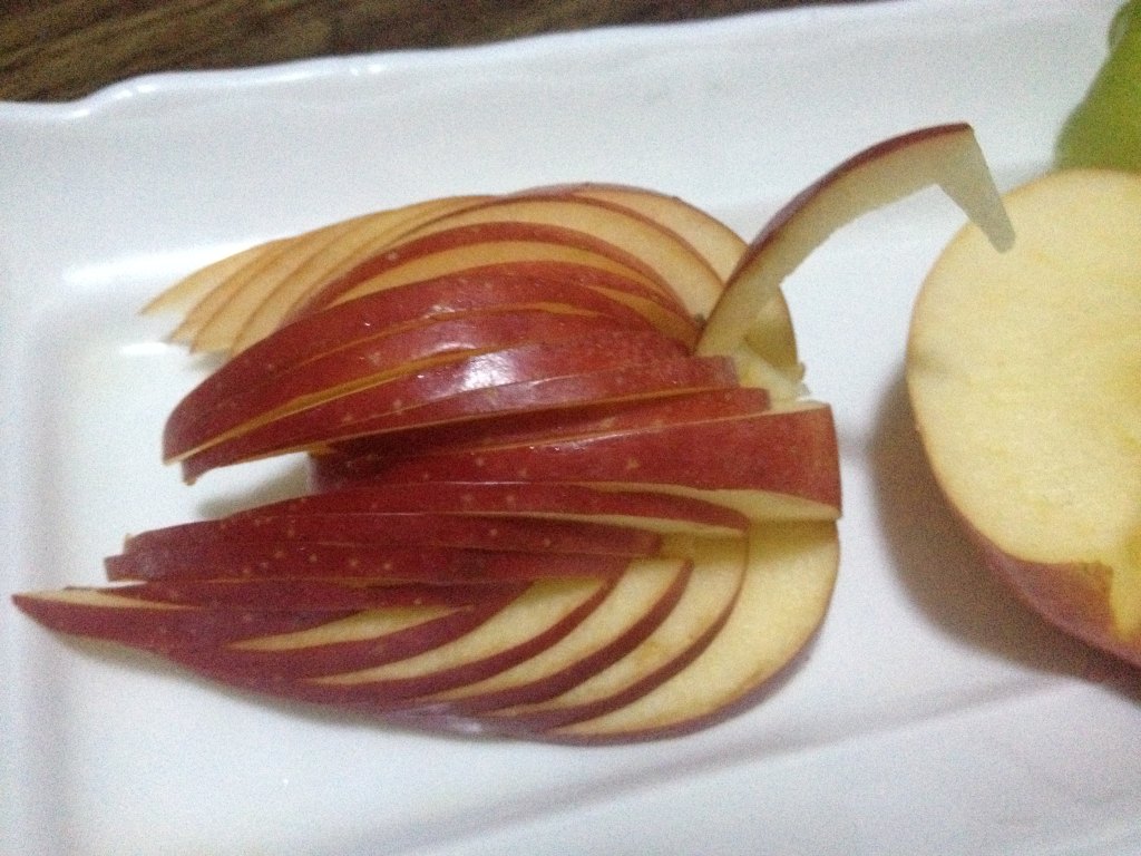 天鹅苹果果盘步骤8