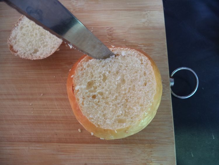 水果沙拉面包盅步骤7