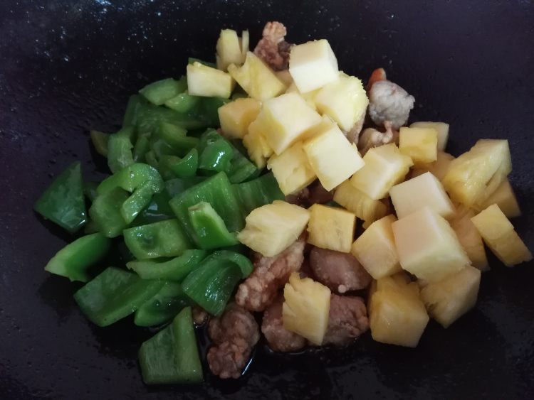 菠萝咕老肉步骤9