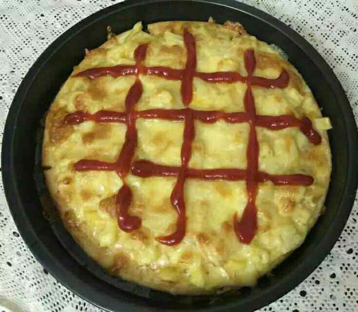 菠萝披萨步骤8