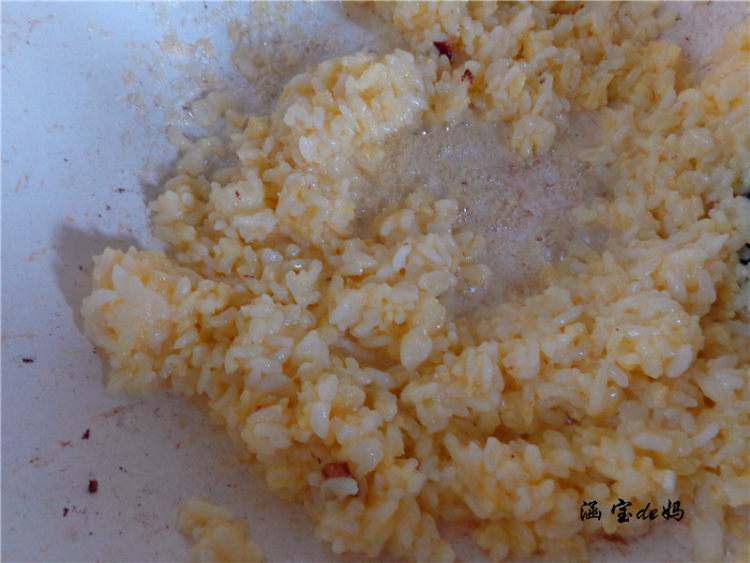 香肠菠萝炒饭步骤9