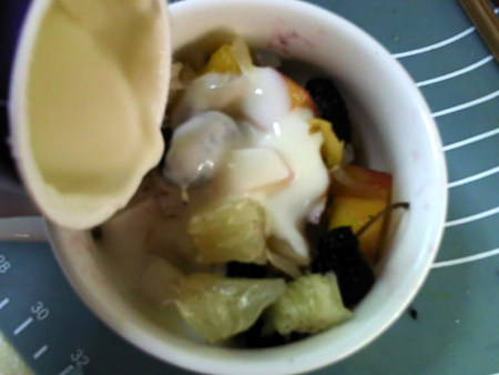 亚麻籽油酸奶水果捞步骤6