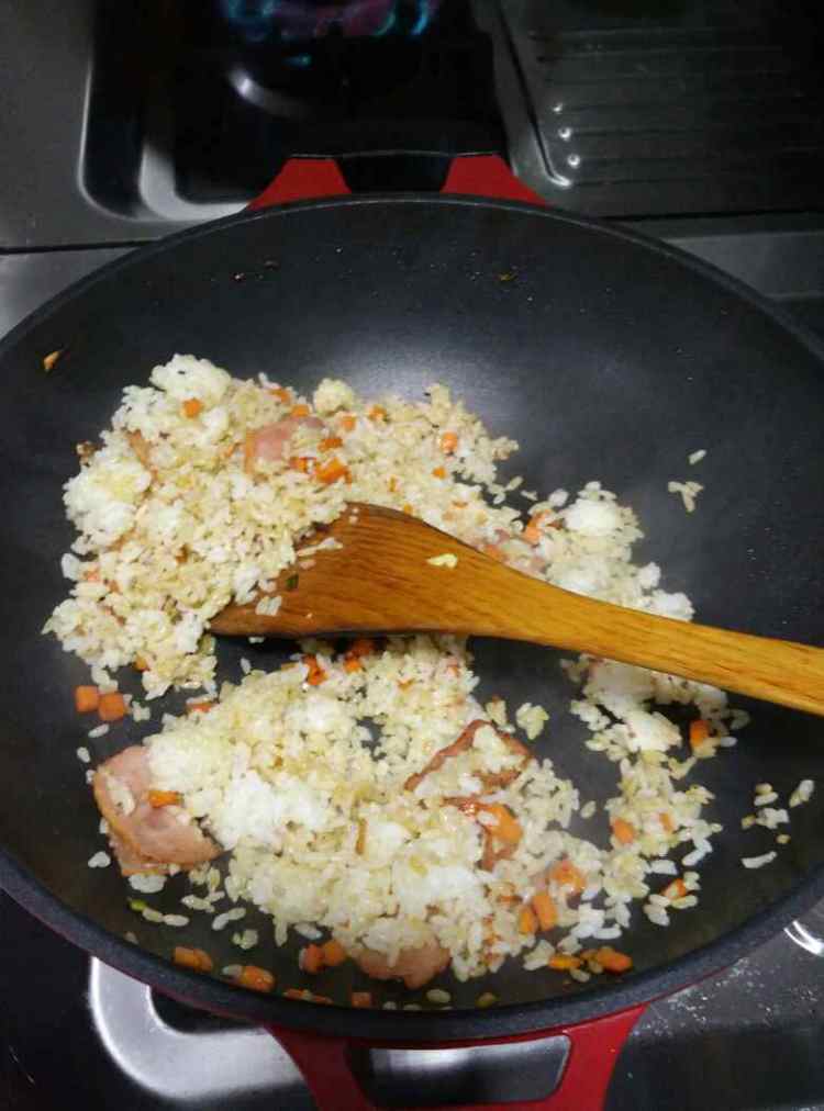 培根菠萝饭步骤9