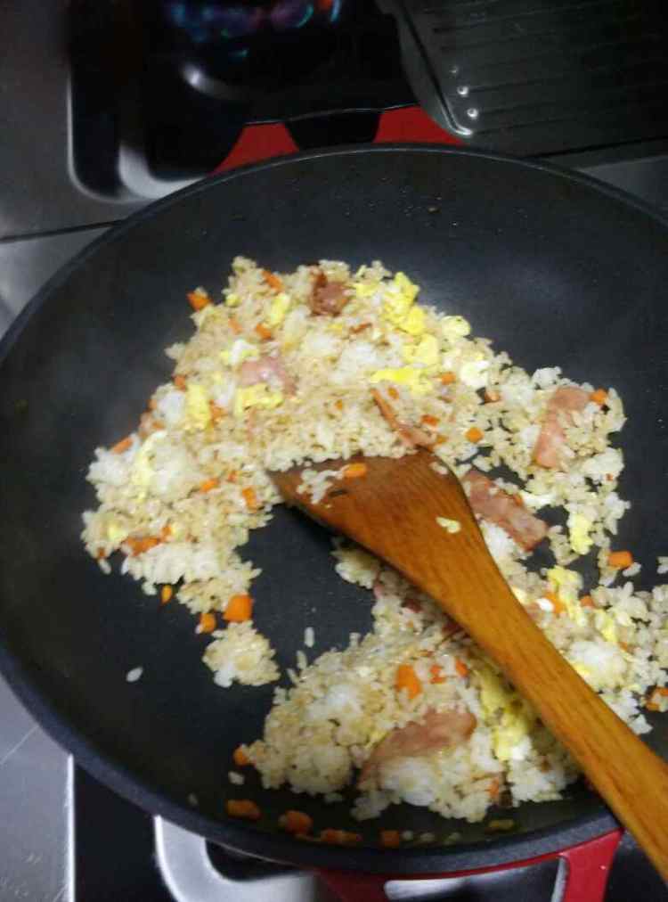 培根菠萝饭步骤10