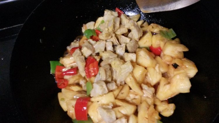 素菠萝咕噜肉步骤12