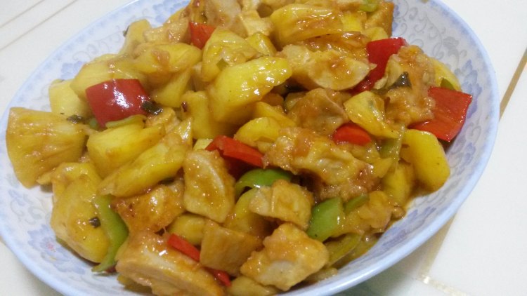 素菠萝咕噜肉步骤13