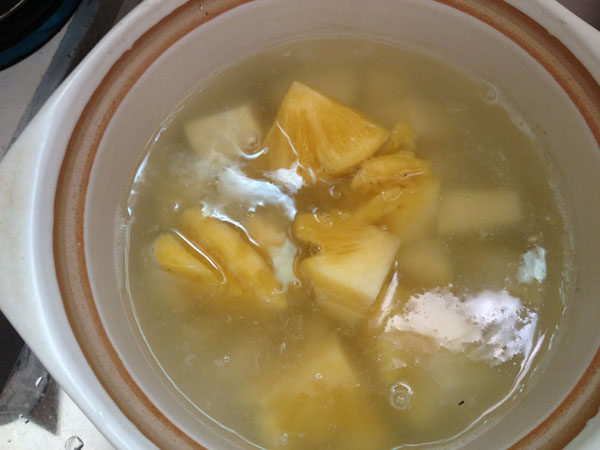 红薯菠萝汤步骤6