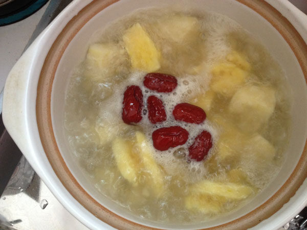 红薯菠萝汤步骤8