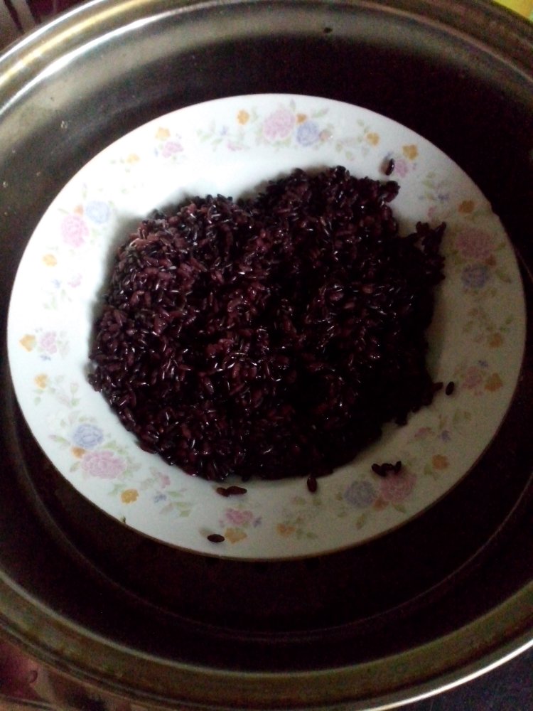 紫米菠萝饭步骤4