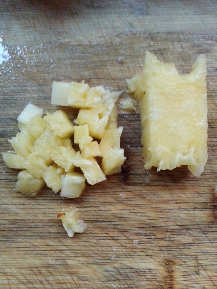 紫米菠萝饭步骤6