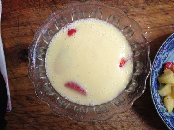 菠萝美乃滋酱草莓步骤8