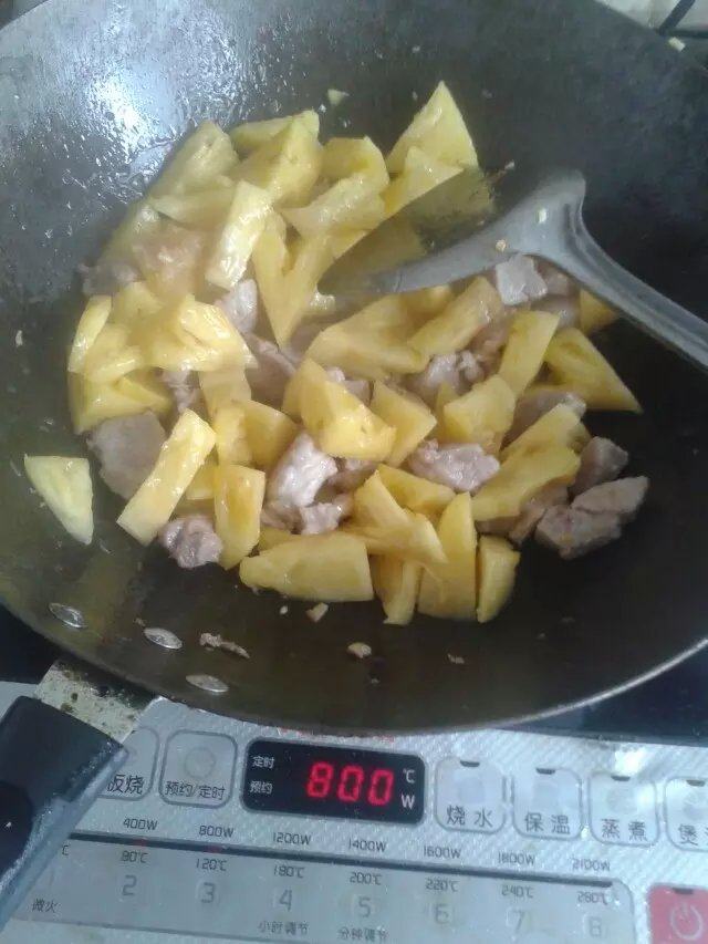 菠萝咕嘟肉步骤8