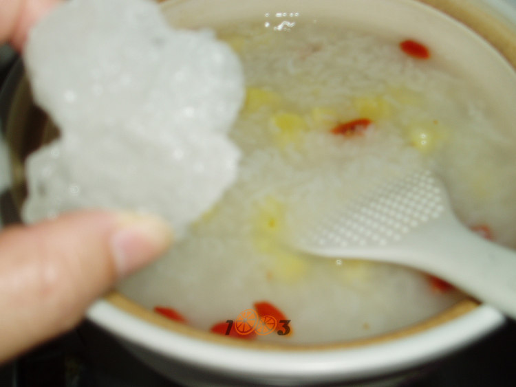 菠萝糯米粥步骤10