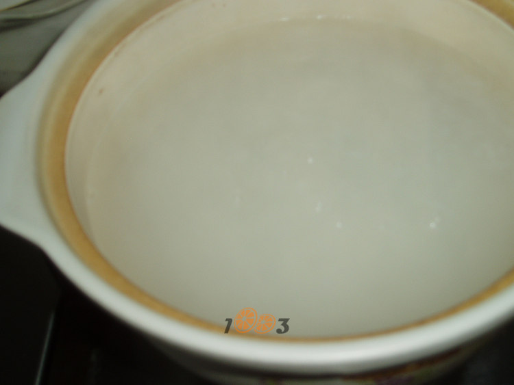 菠萝糯米粥步骤7