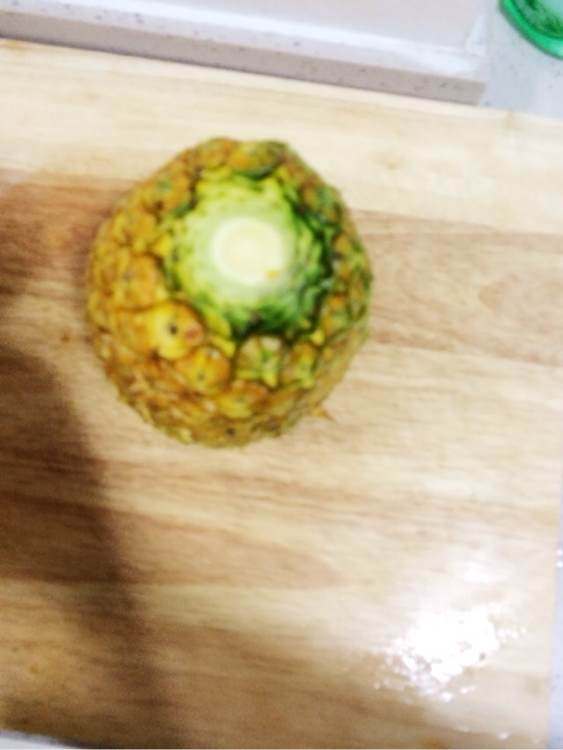 椰汁菠萝饭步骤3