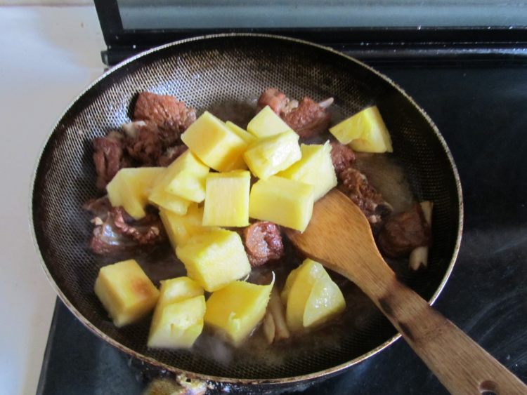 菠萝排骨饭步骤9