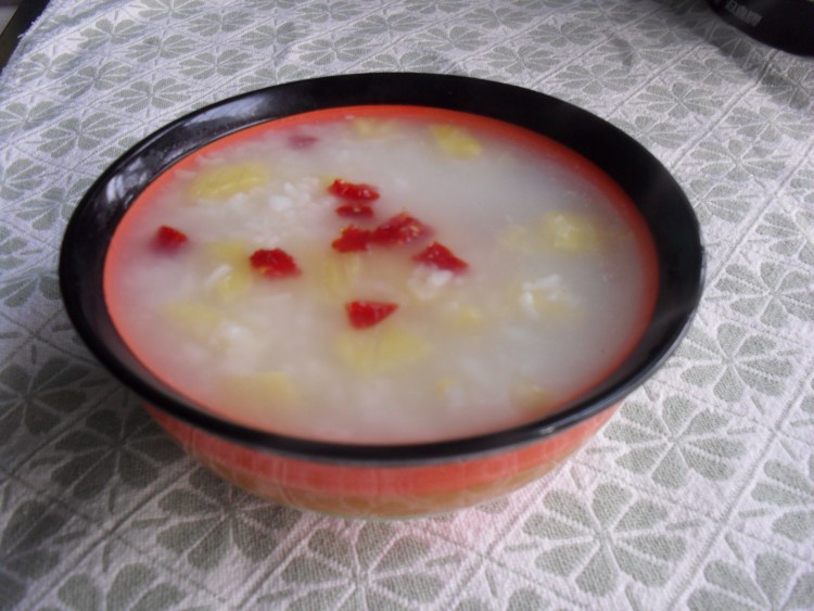 菠萝甜粥步骤5