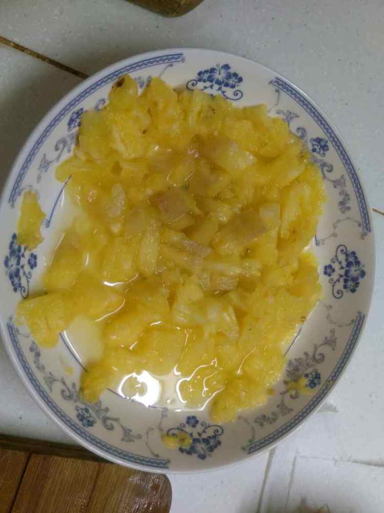 芝士菠萝饭步骤2